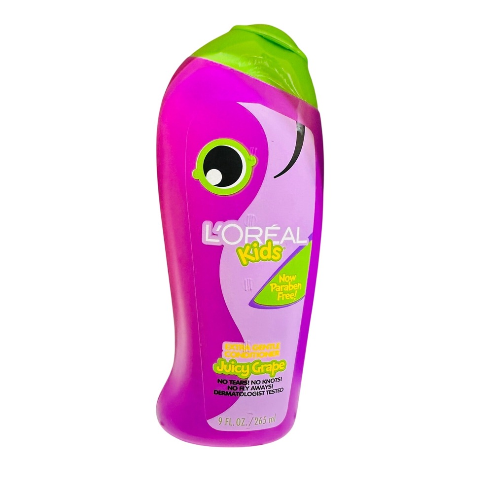 L'Oreal Kids Extra Gentle Conditioner Juicy Grape Paraben Free Discontinued, 9oz